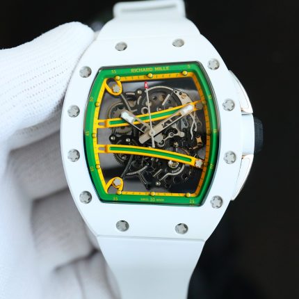 Best Richard Mille RM 61-01 Super Clone Yohan Blake Watch | Swiss Movement | Luxury Ceramic Carbon Fiber Design image 2