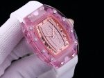 Elegant Richard Mille RM 07-02 Super Clone Pink Lady Sapphire Diamond Watch – Swiss Movement image 4