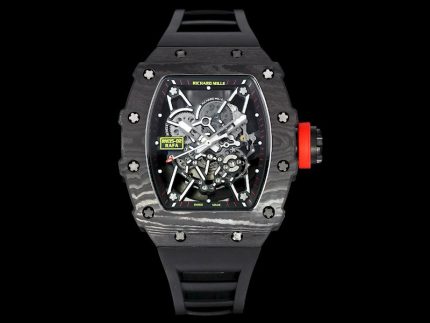 Best Richard Mille RM 35-02 Super Clone – Bold Carbon Fiber Case and Premium Skeletonized Dial Design image 2