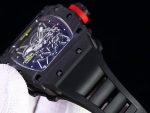 Best Richard Mille RM 35-02 Super Clone – Bold Carbon Fiber Case and Premium Skeletonized Dial Design image 6