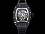 Super Clone Richard Mille RM 055 Black Ceramic Skeleton Watch – Precision Swiss Movement, Sporty Elegance for Men image 2