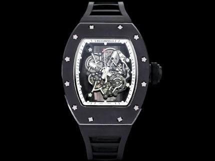 Super Clone Richard Mille RM 055 Black Ceramic Skeleton Watch – Precision Swiss Movement, Sporty Elegance for Men image 2