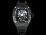 Premium Richard Mille RM 055 Bubba Watson Super Clone Watch – Swiss Movement, Carbon Fiber Case, Skeleton Dial image 2