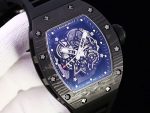Premium Richard Mille RM 055 Bubba Watson Super Clone Watch – Swiss Movement, Carbon Fiber Case, Skeleton Dial image 3