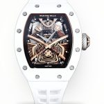 Swiss Super Clone Richard Mille RM 047 Samurai Skeleton Tourbillon Watch With White Rubber Strap – Exquisite Design image 1