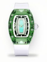 Luxury Super Clone Richard Mille RM 07-02 Ladies Diamond Green Bezel Watch For Elegant Women image 1