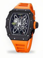 Luxury Sport Super Clone Richard Mille RM 35-02 Rafael Nadal Watch With Bold Orange Strap image 1