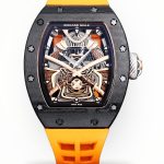 High-End Luxury Super Clone Richard Mille RM 47 Samurai Watch – Carbon Barrel Case, Swiss Tourbillon Movement image 1