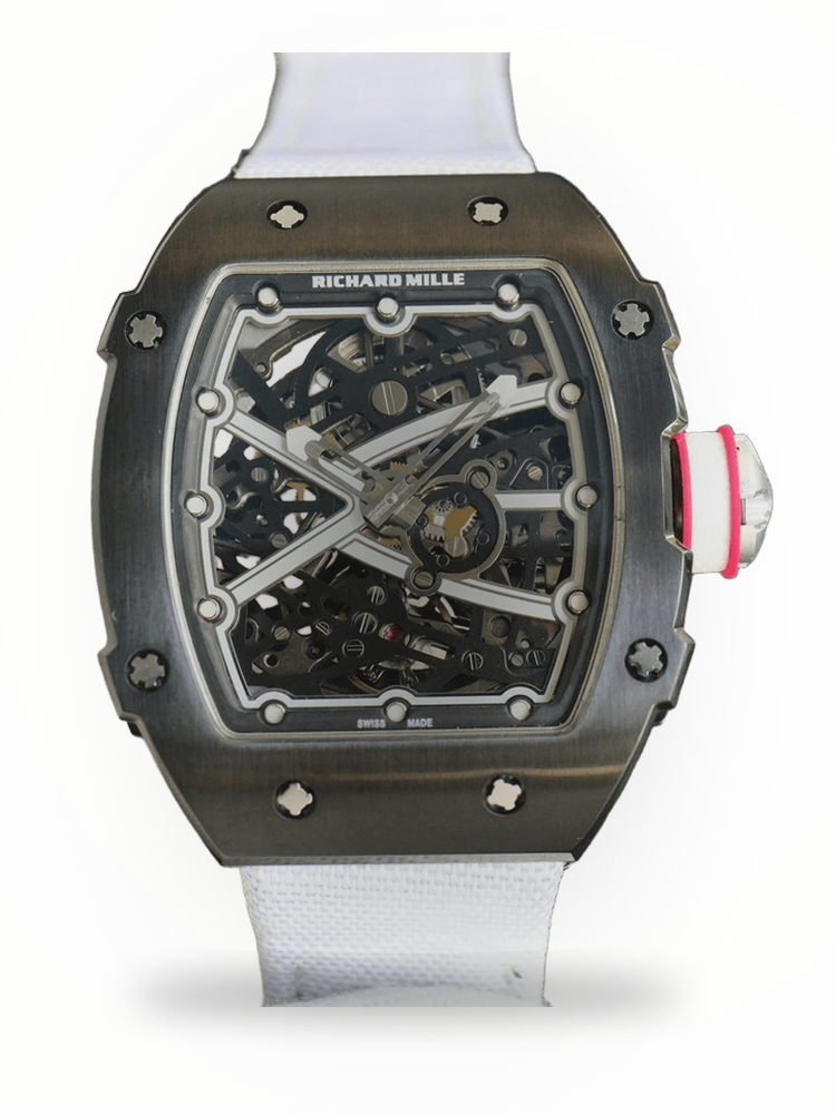 Swiss Super Clone Richard Mille RM 67-02 Skeleton Dial Steel Composite Case Watch – Precision Tourbillon Movement image 1 Swiss Super Clone Richard Mille RM 67-02 Skeleton Dial Steel Composite Case Watch – Precision Tourbillon Movement image 1