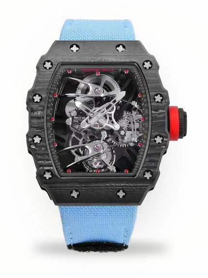 High-End Richard Mille RM 27-02 Super Clone | Swiss Tourbillon Movement | Best Carbon Fiber Skeleton Watch image 1