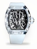 Luxury Richard Mille RM 27-03 Super Clone Swiss Tourbillon Skeleton Dial – White Rubber Strap, Carbon Fiber Case image 1