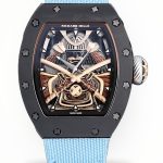 Richard Mille RM 047 Tourbillon Super Clone Samurai Design Watch – Carbon Case, Skeleton Dial image 1