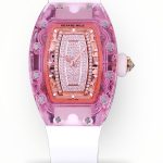 Elegant Richard Mille RM 07-02 Super Clone Pink Lady Sapphire Diamond Watch – Swiss Movement image 1