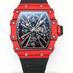 Richard Mille RM 12-01 Super Clone Swiss Tourbillon – Premium Red Carbon Case, Luxury Sports Watch image 1