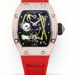 Luxury Swiss Richard Mille RM 26-01 Super Clone Watch With Panda Dial And Diamond Bezel For Elegant Women image 1