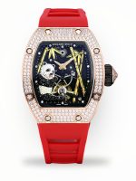 Luxury Swiss Richard Mille RM 26-01 Super Clone Watch With Panda Dial And Diamond Bezel For Elegant Women image 1