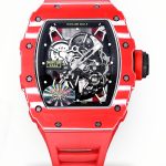 Richard Mille RM 35-02 Rafael Nadal Super Clone – Striking Red Carbon Case, Swiss Precision, Skeleton Watch for Bold Style image 1