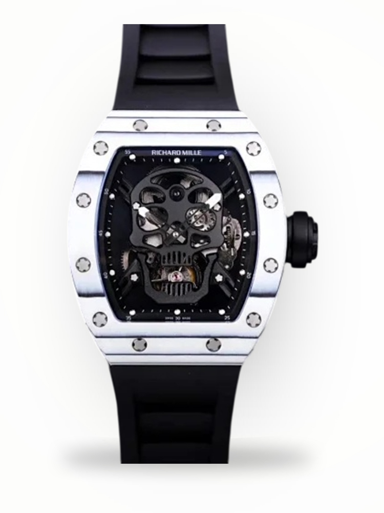 Luxury Richard Mille RM 52-01 Super Clone Tourbillon Watch – Bold Skull Design, Swiss Precision & Ultimate Craftsmanship image 1 Luxury Richard Mille RM 52-01 Super Clone Tourbillon Watch – Bold Skull Design, Swiss Precision & Ultimate Craftsmanship image 1