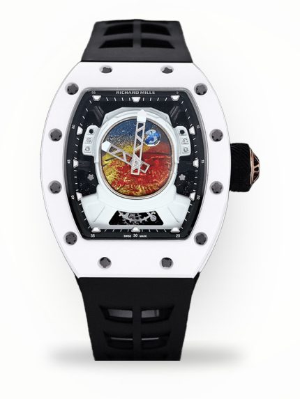 Luxury Super Clone Richard Mille RM 52-05 Pharrell Williams Black Strap Watch – Swiss Movement, Cosmic Dial image 1