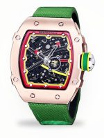 Richard Mille RM 67-02 Super Clone Green Strap Watch – Ultra-Lightweight Skeleton Dial, Swiss Movement, Premium Craftsmanship image 1