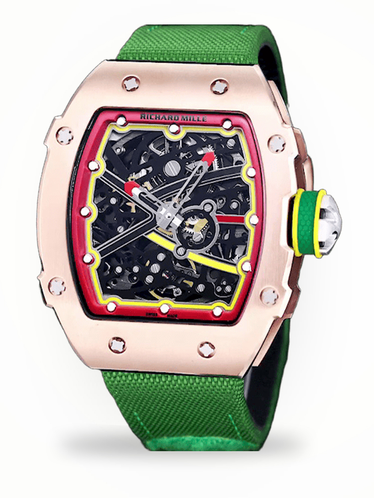 Richard Mille RM 67-02 Super Clone Green Strap Watch – Ultra-Lightweight Skeleton Dial, Swiss Movement, Premium Craftsmanship image 1 Richard Mille RM 67-02 Super Clone Green Strap Watch – Ultra-Lightweight Skeleton Dial, Swiss Movement, Premium Craftsmanship image 1